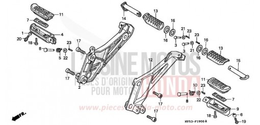 MARCHE CB500R de 1994